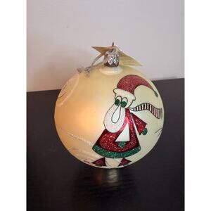 Santa Ornament - Basia Hand Crafted Poland - 4"
